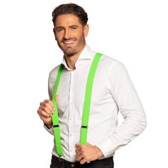 Suspenders neon colored:green 