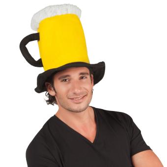 Chapeau de chope de bière:59, jaune 
