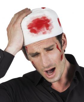 Hat Bloody Bandage:white 