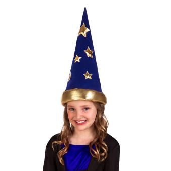 Zauberer Hut für Kinder:blau 