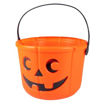Pumpkin Bucket:14 x 18 cm, orange 
