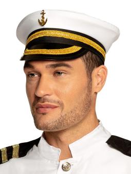 Chapeau bleu marine:blanc 