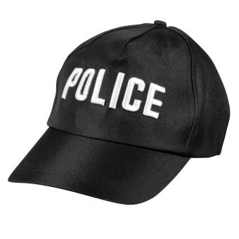 Police Mütze:schwarz 