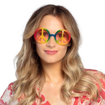 Peace Party glasses: Hippie Accessoire:colorful 