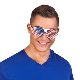 Partybrille USA:mehrfarbig 