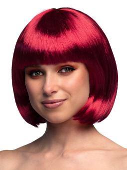 Pagenkopf Perücke Cabaret:rot 