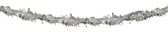 Guirlande ignifuge:4 m, argent 