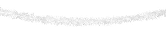 PVC Girlande   schwer entflammbar:10 m, weiss 
