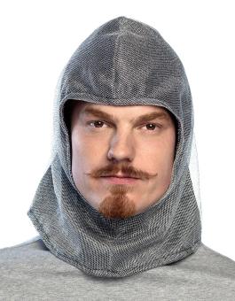 Capuche de chevalier:gris 