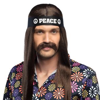 Hippie Moustache:marron 