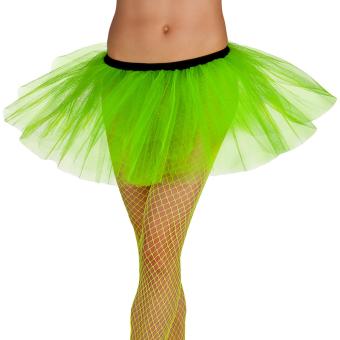 Tutu neon colored: with black rubber band:green 