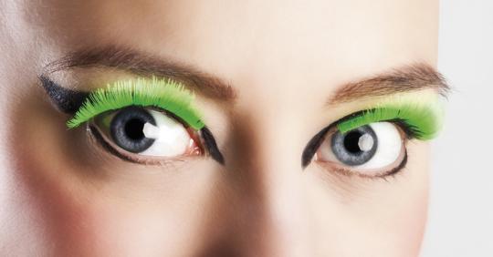 Lashes basic neon colored:green 
