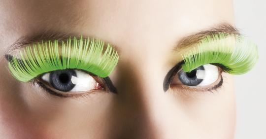 Lashes XL neon colored:green 