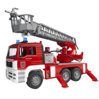 BRUDER: Man fire brigade with turntable ladder: 