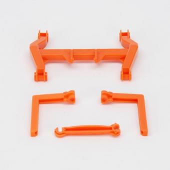 BRUDER: Orange parts log splitter 