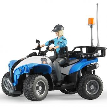 BRUDER: Police-Quad with Policewoman 