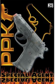 Pistolet PPK à 25 coups:16 cm 