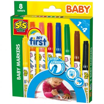 SES: Baby Markers 8 pièces: 
