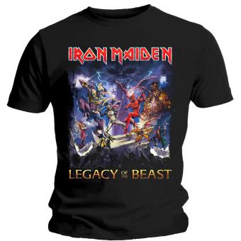Iron Maiden T-Shirt Budget Tee: Legacy of the Beast:noir 