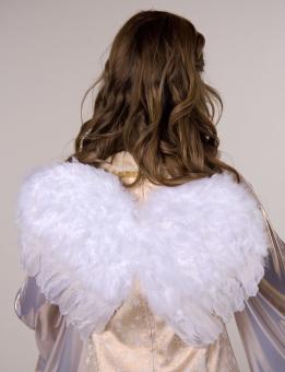 Little angel wings :48 x 34 cm, white 
