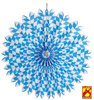 Oktoberfest Honeycomb bavaria:45 cm, blue/white 