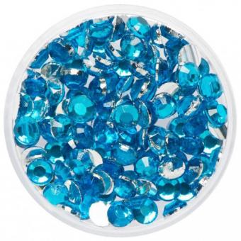 Glitter stones aquamarine:2.5g, blue 