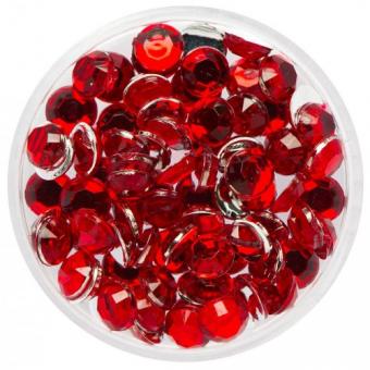 Pierres de glitter rubis:2.5g, rouge 