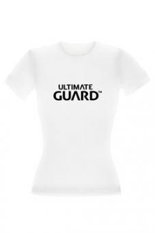Ultimate Guard:  Girlie T-Shirt Wordmark  :blanc 
