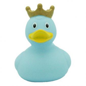 Badeente with crown:light blue 