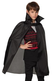 Vampire kids cape:75 cm, black 