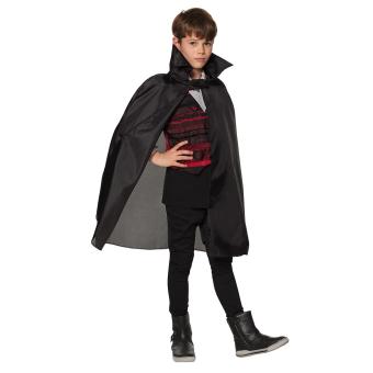 Vampire kids cape:75 cm, black 