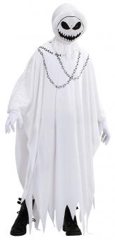 Costume ghost with mask:white 