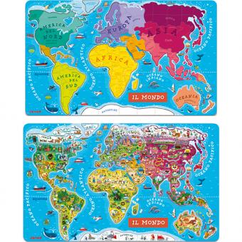 JANOD: Magnetpuzzle Weltkarte 9 2pcs. 
