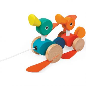 JANOD: Pull-along toy duck family 