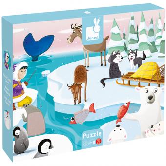 JANOD: Puzzle Life on the ice 20tlg.: 