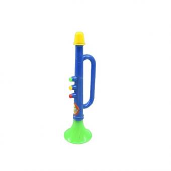 Plastic trumpet with 3 tones 