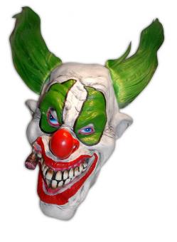 Killer Clown Maske, latex:bunt 