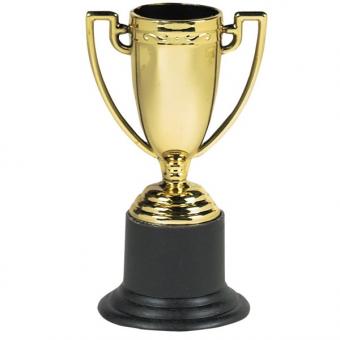 Fussball Pokale:6 Stück, 9 cm, gold 