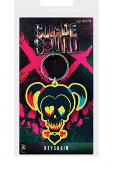 Suicide Squad:  Gummi-Schlüsselanhänger Harley Skull :6 cm 
