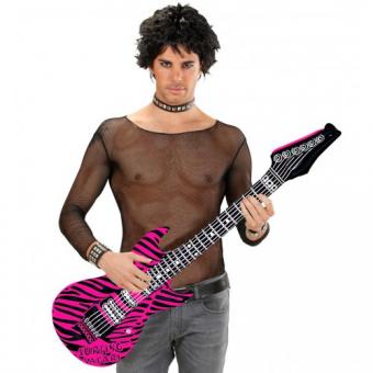 Inflatable guitar zebra:105cm, pink 