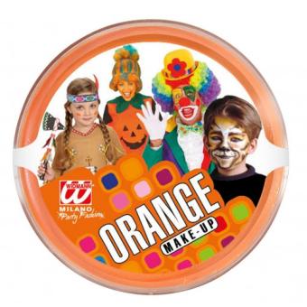 Crème de maquillage en pot:25 g, orange 