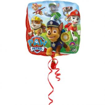 Paw Patrol: Folienballon mit Chase Marshall Skye und Everest:45 cm, bunt 