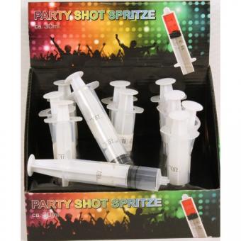 Party shot syringe with scale (1 Piece):30ml, transparent 