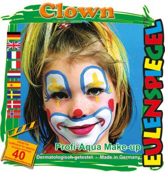 Clown make up set:multicolored 