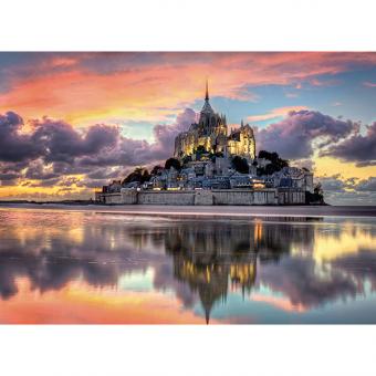 Puzzle Mont St. Michel 1000: Clemetoni Puzzle:69 x 50cm 