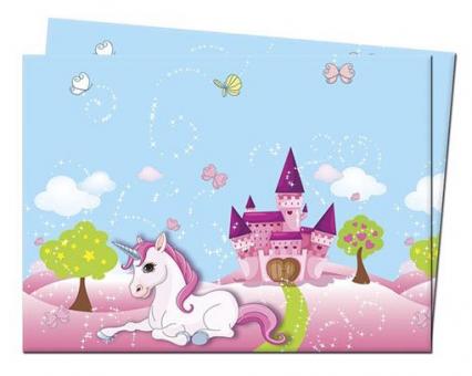Unicorn Tablecloth: Partydecoration:120 x180 cm, multicolored 