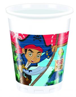 Jake and the Never Land Pirates Party Cups:8 Item, 2 dl, multicolored 