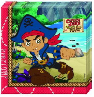 Jake Nimmerland Servietten:20 Stück, 33 x 33 cm, mehrfarbig 