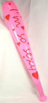Inflatable baseball bat: I am so sexy:pink 