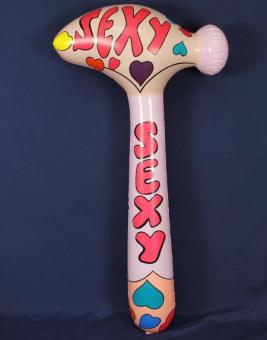 Aufblasbarer Hammer  Sexy:85 cm 